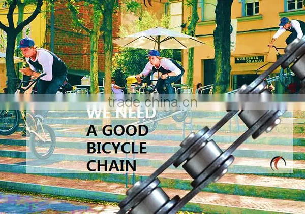 Hot !!Bicycle Chains 408, 1/2''*3/32'' Made in China Supplier Roller Chain for Bike/bicycle Adjustable Speed Carbon Fiber Chains photo-6