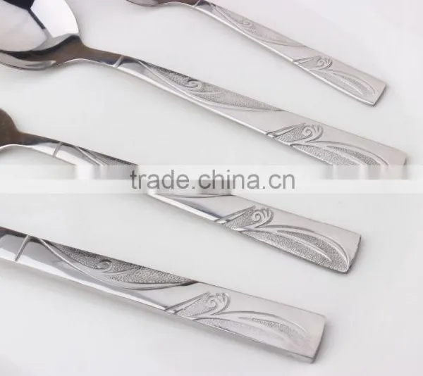 Embossed Stainless Steel Cutlery Set(KX-S150) photo-3
