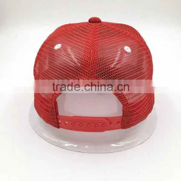 High Quality Popular Embroidery Flat Brim Trucker Cap photo-4