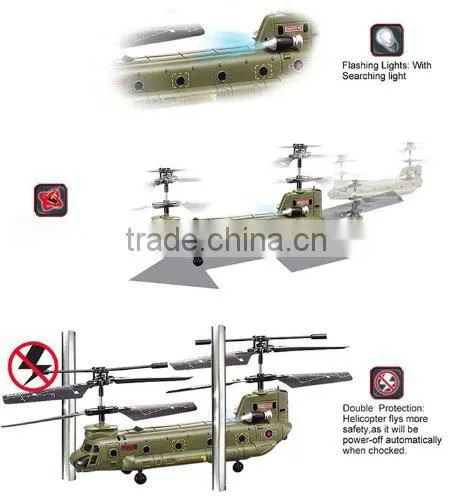 Sidiou Group S026 7" Rc Remote Control Helicopter, 3 Channels Infrared Control Indoo photo-3