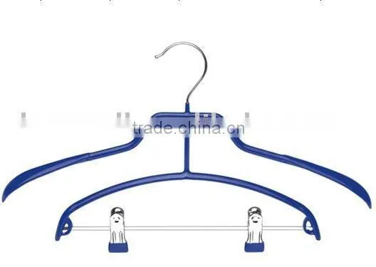 PE Coated Metal Hangers With Clip