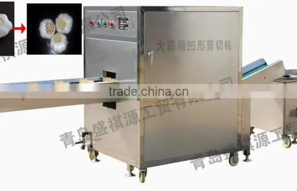 Garlic Cutting Machine/garlic Root Cutting/garlic End Cutter/root Concave Cutting Machine photo-2