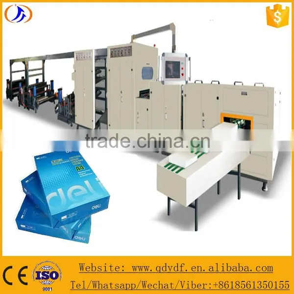 150-180 Times/min Speed Fully Automatic A4 Paper Making Machine With 5 Slitting Line for 4 Unwinding Roll photo-3