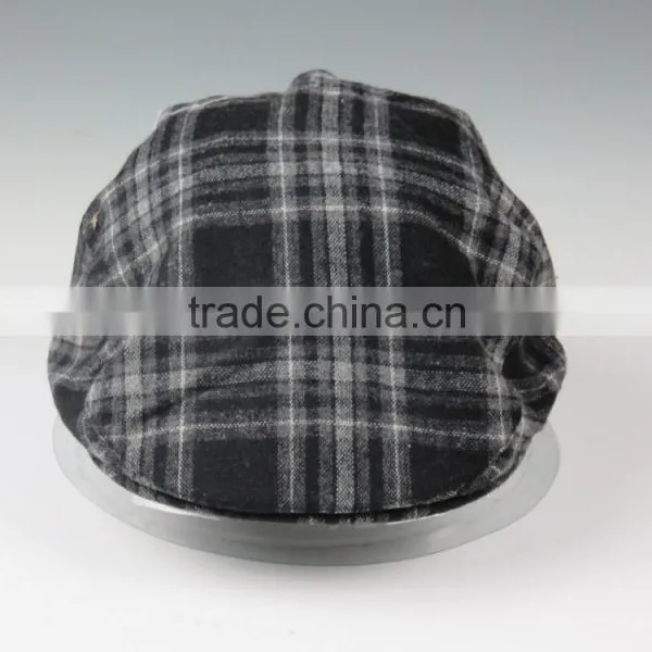 Men's Women's Brown Solid Plain Flat Cabbie Duckbill Newsboy Beret Gatsby Cap Ivy Hat photo-2