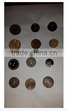 SIXTH SENSE Real Horn Button Bone Buttons photo-3