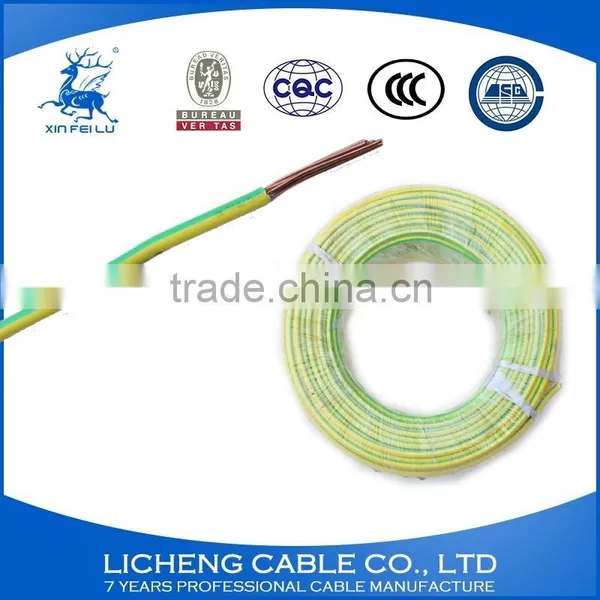 50mm2 Earth Wire PVC Insulated Solid Copper Wire Electrical Cable photo-6