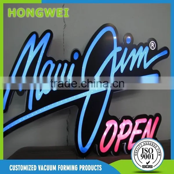 Thermoforming Thick Blister Customized Outdoor Sign Letters