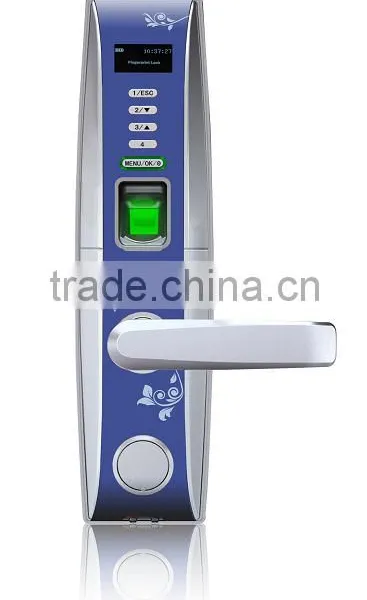 2016 Hot Robust Housing Made Zinc Alloy OLED Display USB Biometric Fingerprint Degital Door Lock photo-4