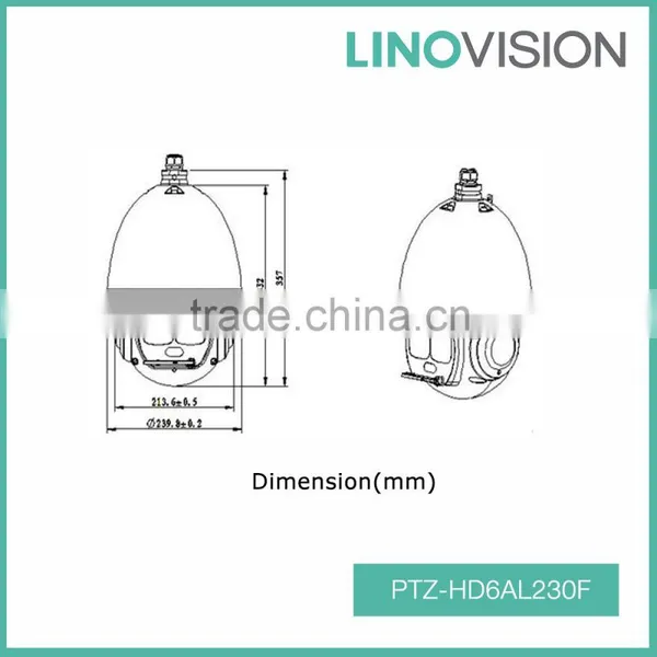 Full HD 2MP Auto-tracking and IVS 30x Star Light 500m IR Network PTZ Dome Camera photo-2
