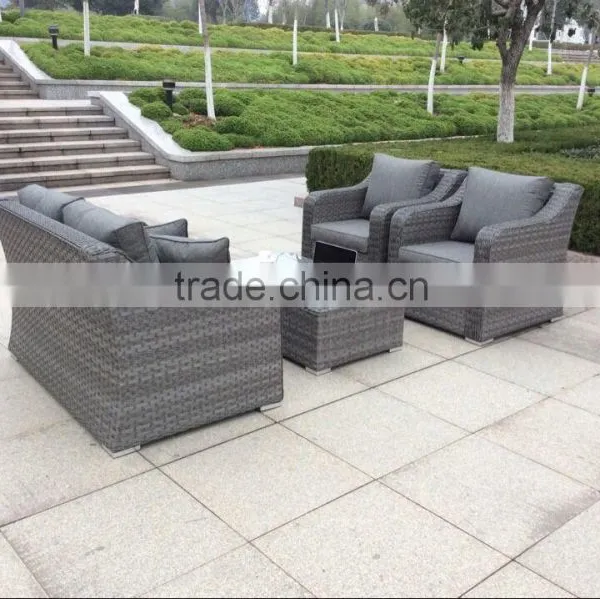 Wholesale Mordern High Quality All Weather Synthetic Rattan Outdoor Furniture Sofa Set photo-3