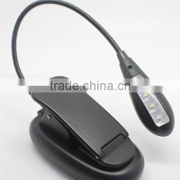 Rechargeable Book Reading Light With 4 LED Bulb and Clip Suitable for Travel,Reading, Camping,bbq Light photo-5