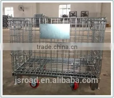 Widely Used Industrial Steel Material Wire Mesh Containers / Cage Price for Storage