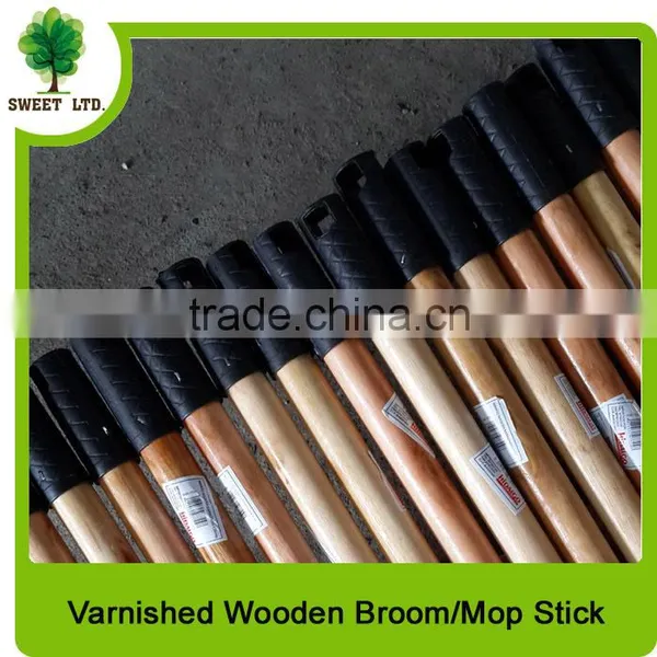 Varnished Wooden Broom Handle Farm Tools Wooden Shovel Handle Sticks photo-4