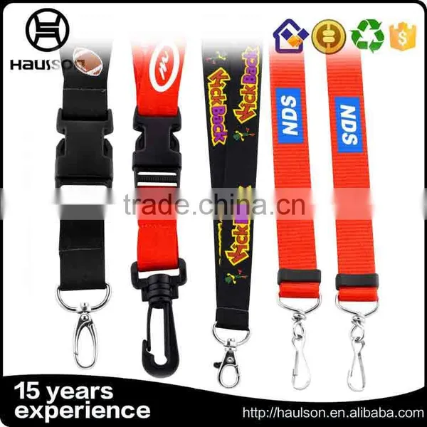 Custom Wholesale High Quality Silk Screen Print Woven Polyester Nylon Lanyard Ribbon Manufacturing photo-5