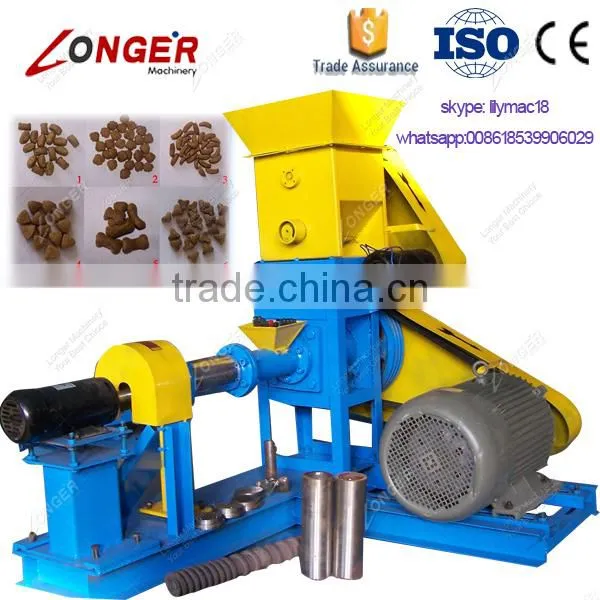Commercial Automatic Floating Fish Feed Extruding Machine on Sale photo-2