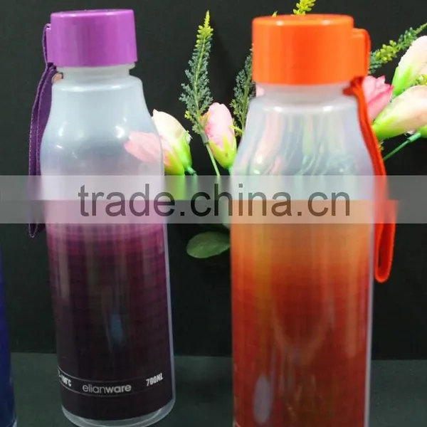 Colorful Plastic Water Tumblers With Lid and Handle/ Travel Plastic 700ml Colorful Tumbler With Handle and Lid. BPA FREE! photo-5