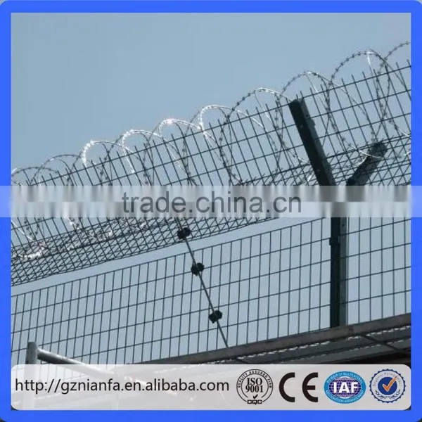 500mm BTO-22 Low Price Galvanized Concertina Razor Barbed Wire(Guangzhou Manufacturer) photo-2