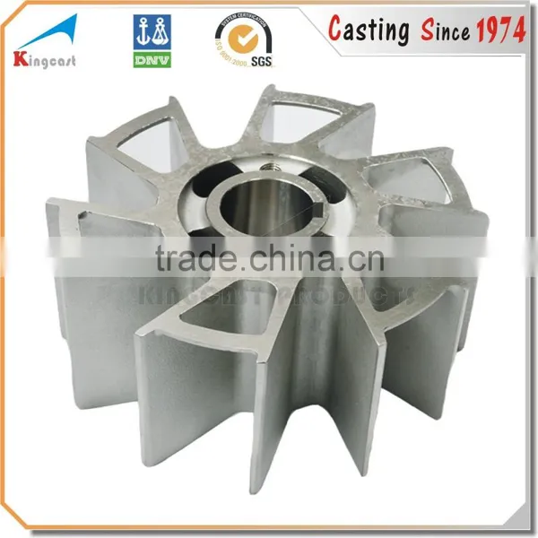 Manufacturer Welding-on Collar Steel Casting Parts/Buffer Aluminum Casting Parts/Connector Base Aluminum Casting Parts photo-3