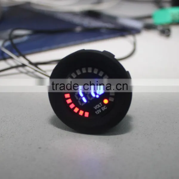 Digital dc Voltmeter, 12/24VDC Car Voltmeter Power Supply Socket! photo-2