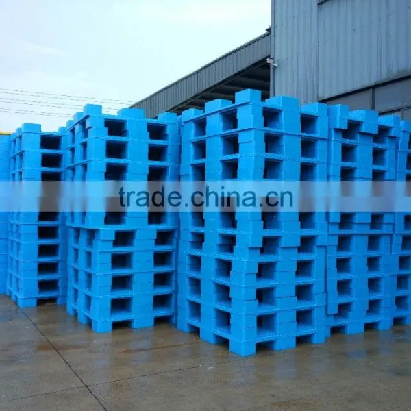 1000*1000 Double Side Plastic Pallet for Warehouse Racking photo-2