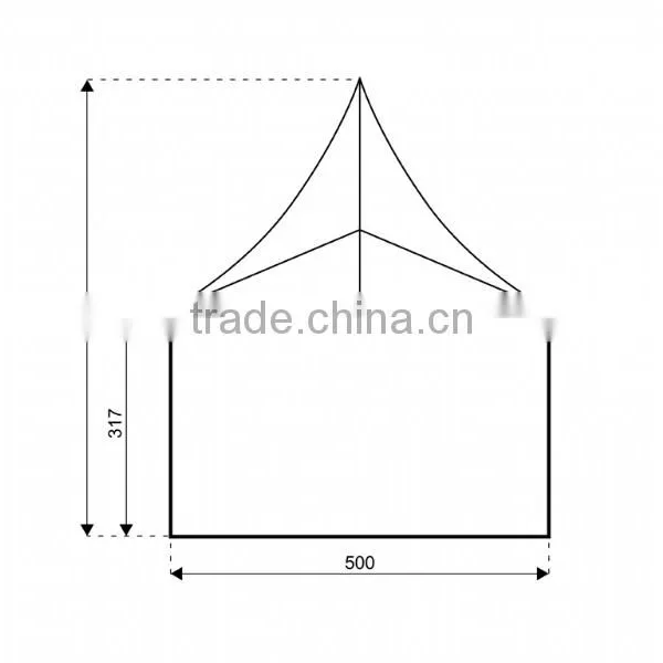 2014 Newest Hot Sale Cheap Wedding Outdoor Winter Marquee Car Roof Top Tent photo-3