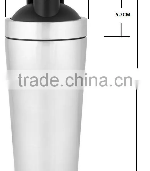 Amazon Hot Sales Custom Printing Logo 900ml/30 Counce #304 18/8 Stainless Steel BPA Free Protein Water Bottle Shaker photo-2