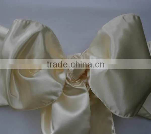 Wholesale Satin Chair Sash / Satin Chair Cover Sashes For Wedding and Banquet photo-2