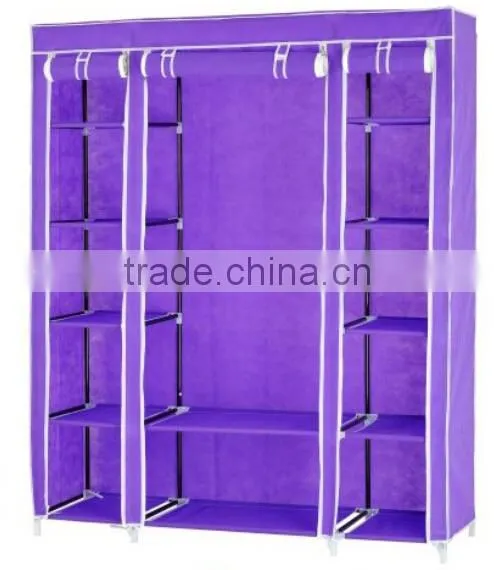 Store More Simple Design Multifunctional Bedding Room Storage Wardrobe photo-2