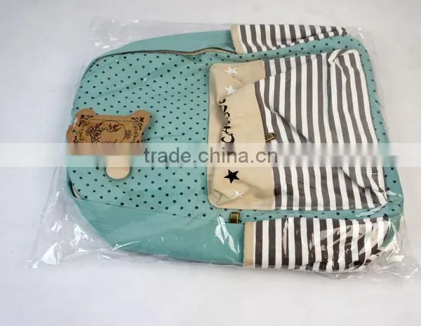2016 Hot Sell Cute Canvas Laptop Bag/Shoulder Bag/School Backpack photo-3