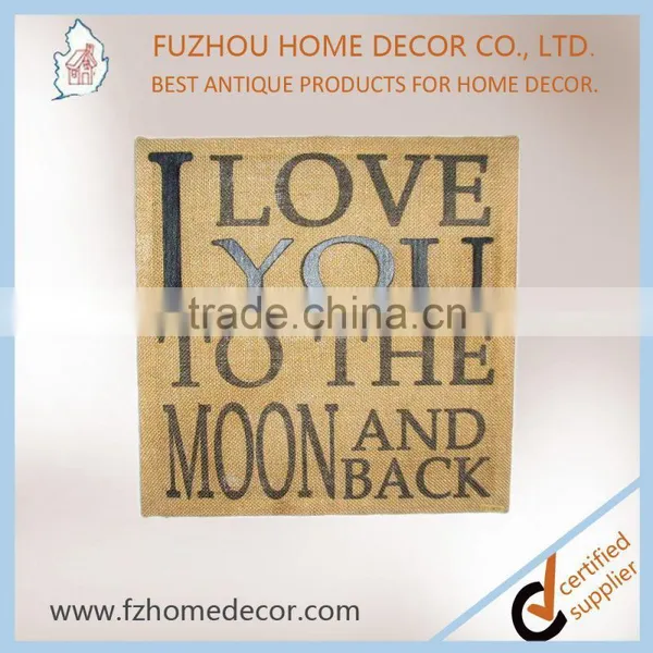 2017 Classical Linen Printing Wooden Wall Frame With Good Quanlity for Decorative photo-6