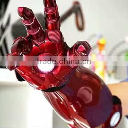 New Arrival Cool Ironman Arm 1:1 Wearable MK7 Flashing Light Arm Gloves,Cosplay Costume Remote Control Gloves With LED Light photo-2