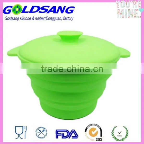 Leakproof Lunch Box Container Square Shape Folding Bowl photo-2
