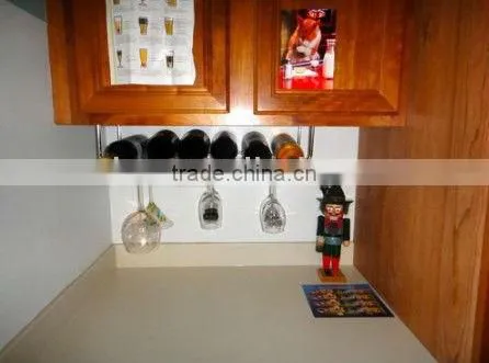 Under the Cabinet Wine and Glass Wine Rack photo-3