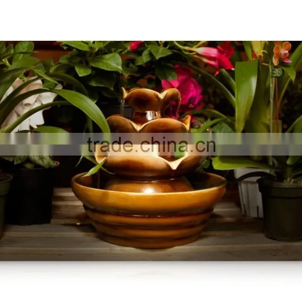 Three Tier Cascading Tabletop Water Fountain photo-3
