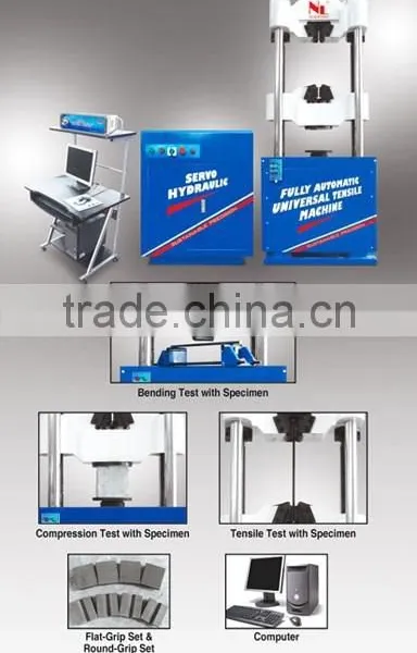 Servo Hydraulic Fully Automatic Universal Tensile Machine
