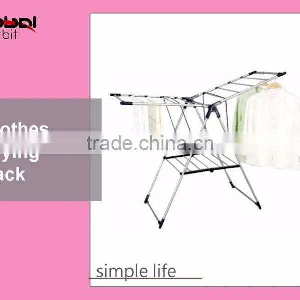 Easy Folding Laundry Multifunctional Outdoor Towel Rail Rack Hanger photo-4