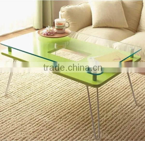 2015 High Gloss Wooden Legs for Modern Folding Wooden Coffee Table photo-2