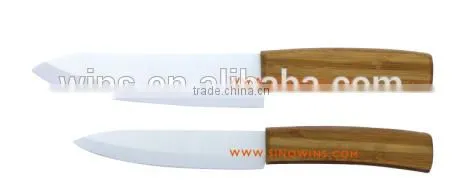 A3208 Hot Sale Ceramic Blade Knife Knives Set With Bamboo Handle photo-2