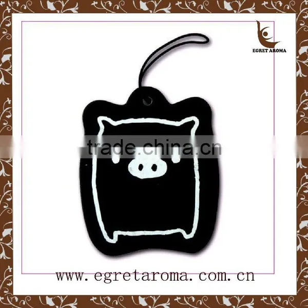 EA1-1011 Green Customized Hanging Paper Car Air Freshener photo-2