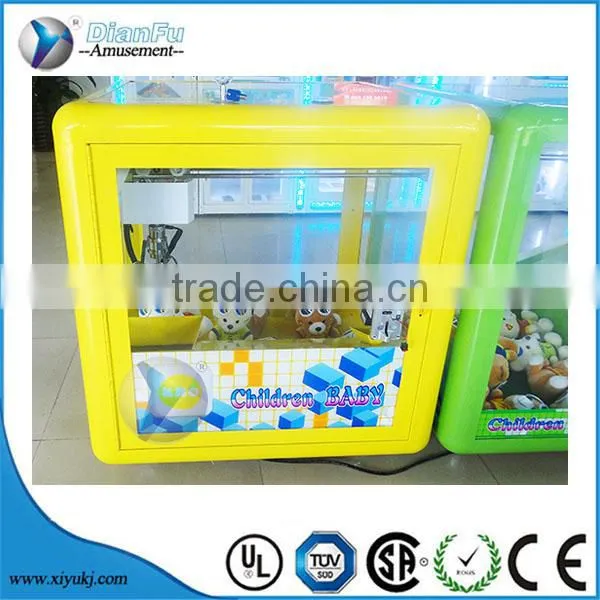 New Design Toy Gift Coin-operated Game Machine for Kids / Magic Doll Cube Mini Toy Crane Machine photo-4