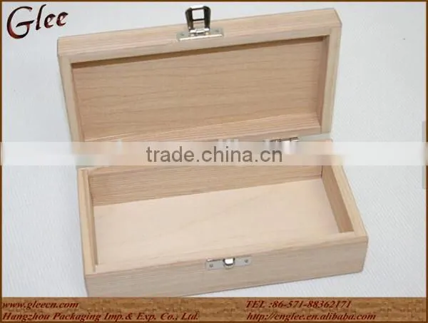 Handmade Natural Recycle Wooden Jewelry Box Wooden Keepsake Case photo-4