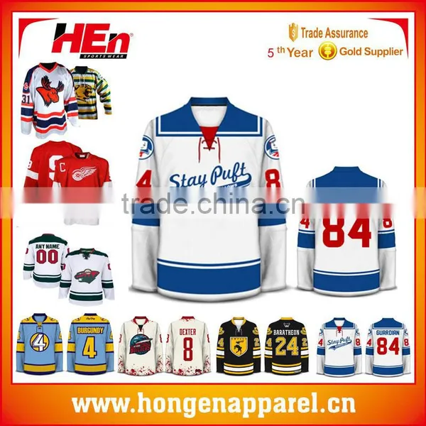 Top Quality Uniform Custom Funny Hockey Jersey photo-3