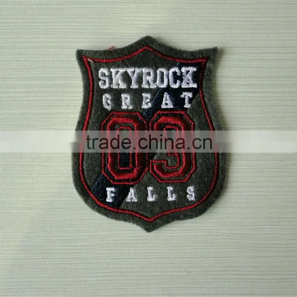2016 Custom High Quality Full Embroidery Patch With Merrowed Border photo-3