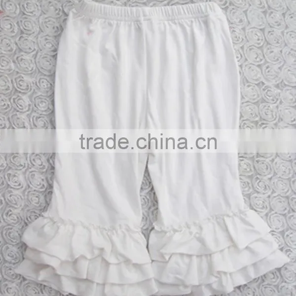 Best Selling Solid Color Baby Girls Fall Ruffle Pants photo-6