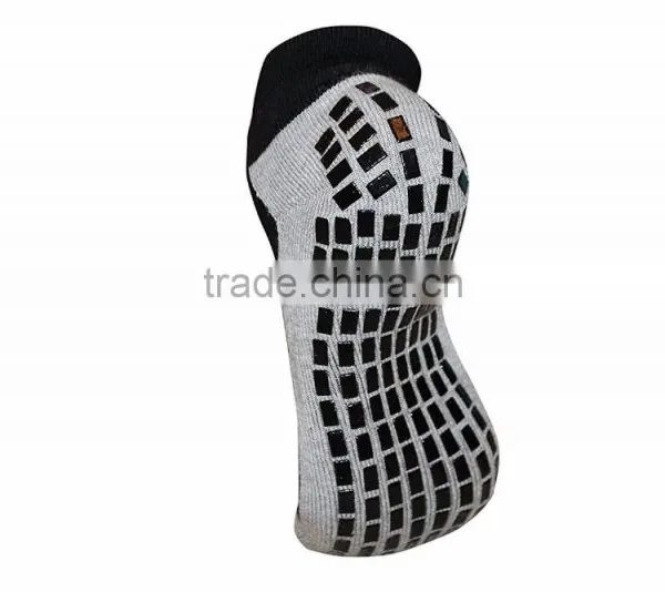 Non Slip YOGA Sport Socks Traction Technology Inside and Outside of Socks No More Blisters Grip Jump Tramponline Socks photo-5