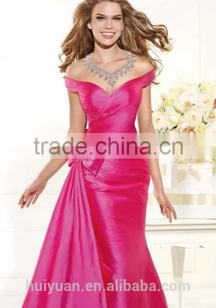 Newest Designer Beaded Sweetheart Neck Elegant Pink Dress photo-2