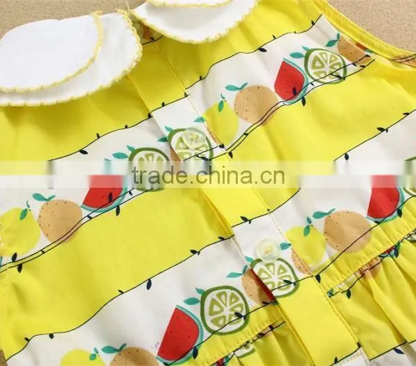 China Baby Clothes Factory Supply Baby Girls Dresses Woven Design Sleeveless photo-5