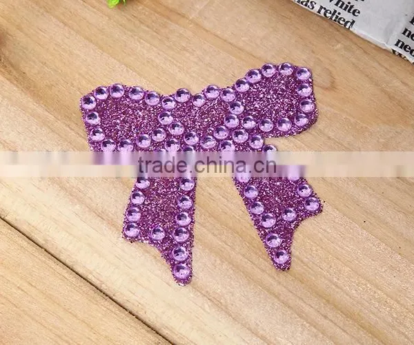 Acrylic Crystal Diamond Rhinestone Stickers Butterfly Glitter Adhesive Sticker photo-5