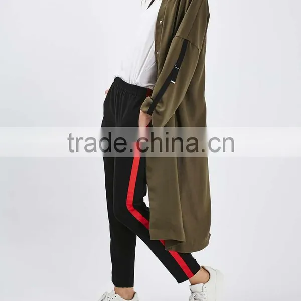 Wholan 2016 New Spring Polyester Women Fashion Long Duster Coat and Jacket photo-3