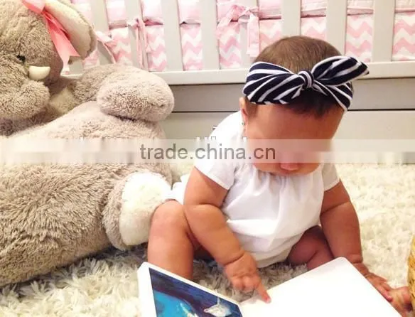 Wholesale Top Baby Knotted Hair Headband Cotton Headbands photo-2